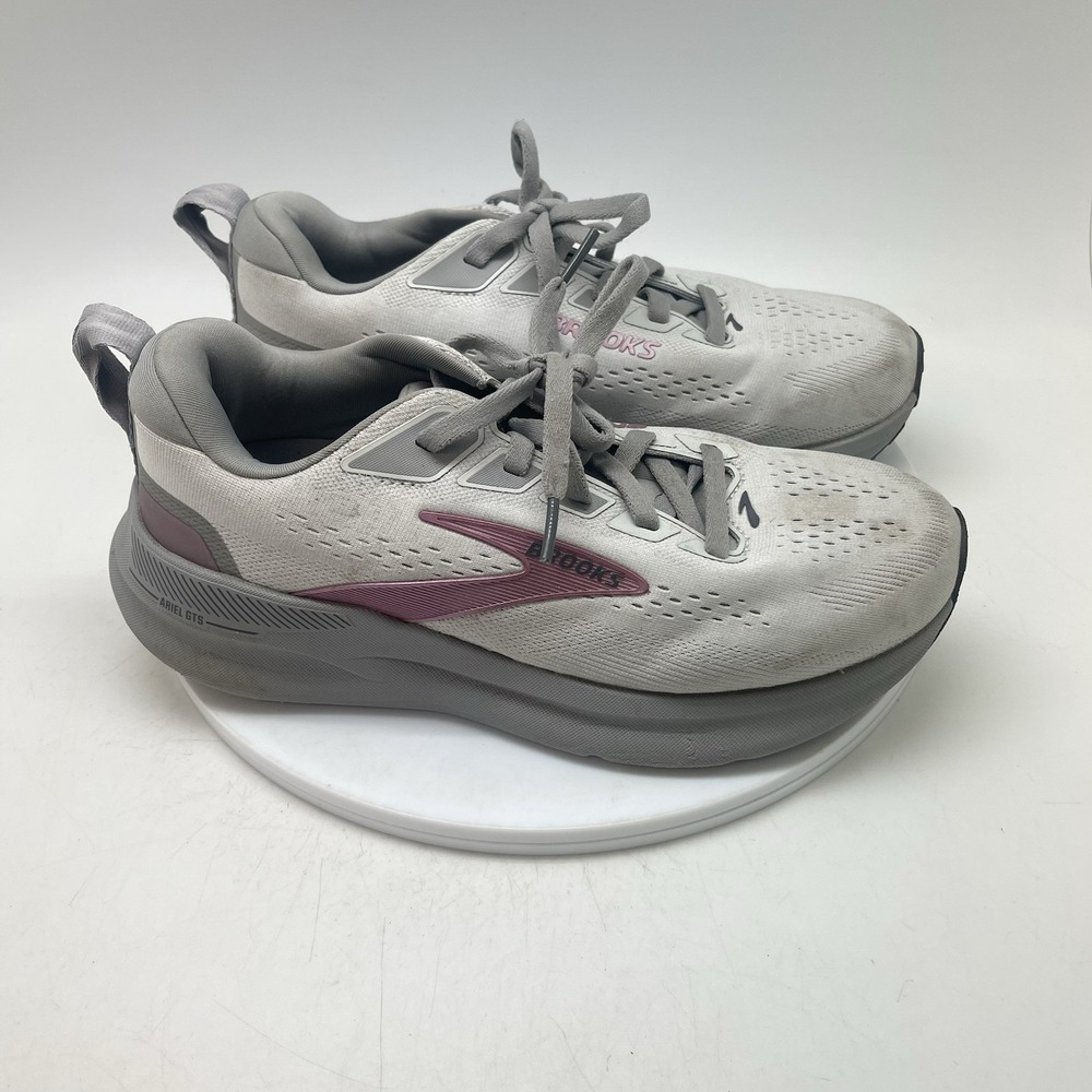 Brooks Sneakers Womens 8 D Wide Ariel GTS 26 1204441D094 Gray Running Shoes